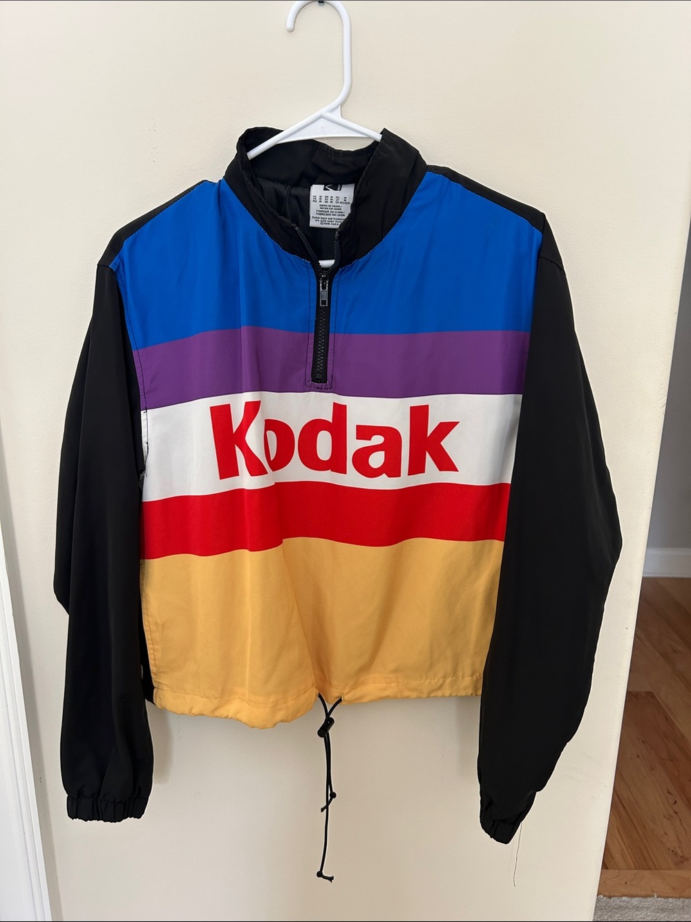 Kodak Colorblock Half-Zip Pullover - Blue, Purple, White, Red, Yellow